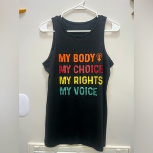 NWOT Feminism Forward Tank Top